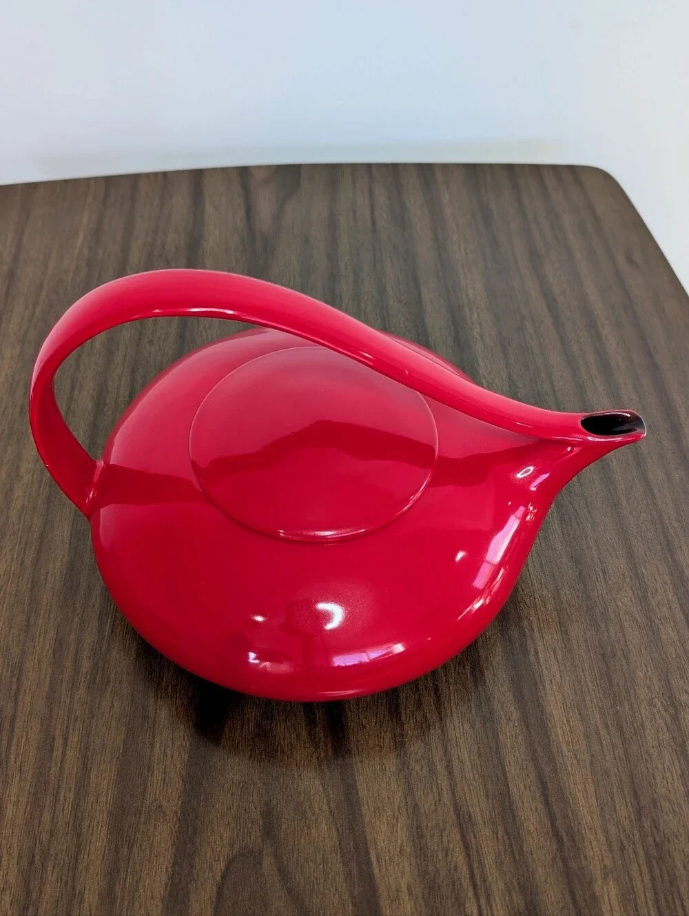 Vintage Judith Weber Classic Red Teapot Art Ceramic Retro MCM 60/70s Genie Style